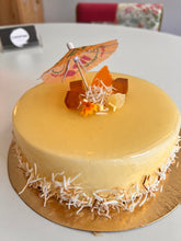 Charger l'image dans la galerie, Mousse_ananas_mangue_rhum_exotique_pâtisserie_chopine_montréal_est
