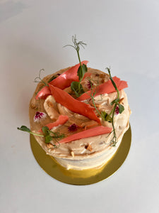 Gâteau aux fraises et aux arachides Chopine Pâtisserie
