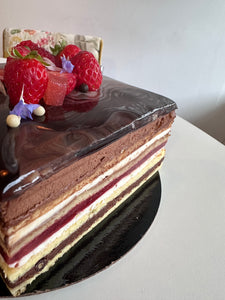 GÂTEAU MOUSSE CHOCO ET FRAISE