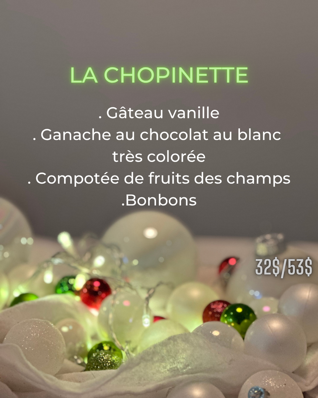LA BÛCHE CHOPINETTE