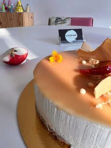 Mousse_fromage_pomme_caramel_chopine_pâtisserie_montréal